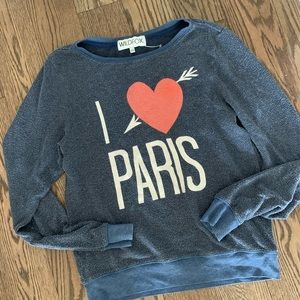 Wildfox I Love Paris Sweater 💗